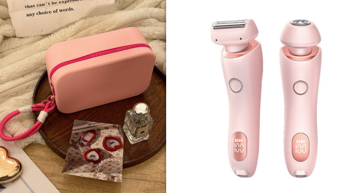 2-i-1 Hårborttagnings Epilator USB-uppladdningsbar Trimmer för kvinnor