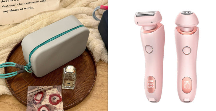 2-i-1 Hårborttagnings Epilator USB-uppladdningsbar Trimmer för kvinnor