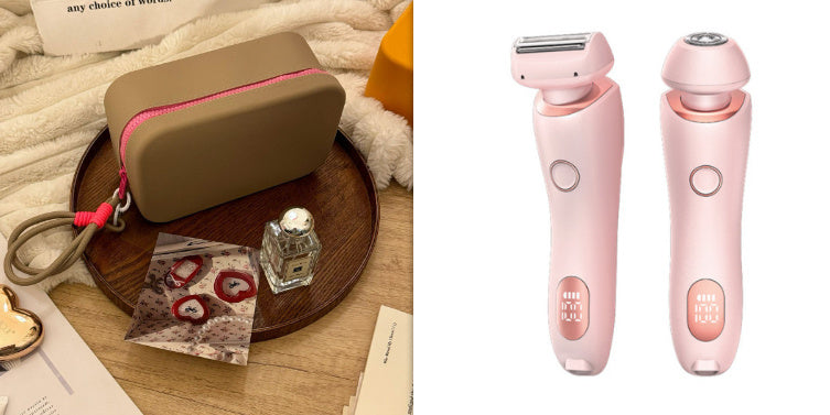 2-i-1 Hårborttagnings Epilator USB-uppladdningsbar Trimmer för kvinnor