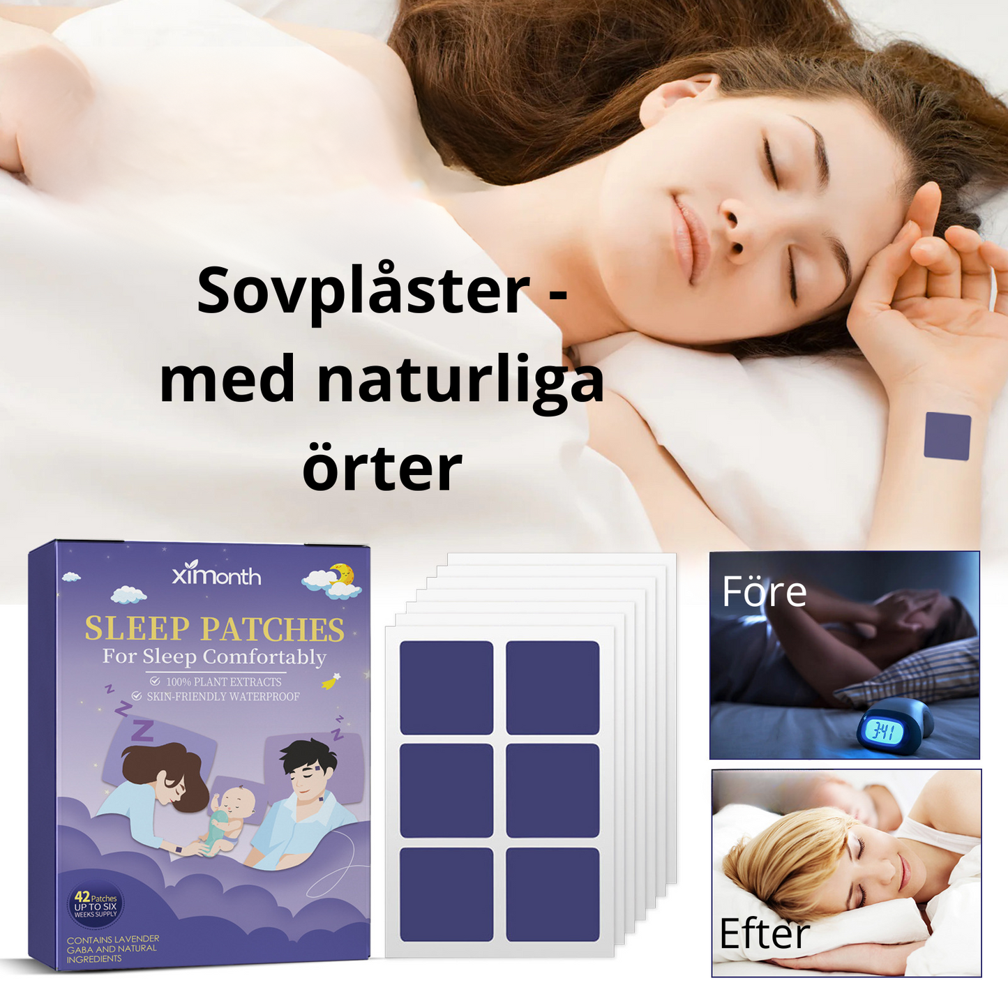 Sömnplåster - hjälper dig att få din nattsömn